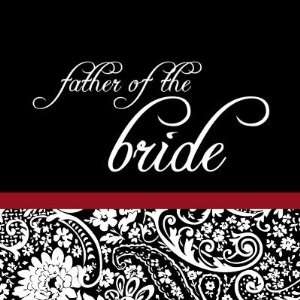  Damask Beauty Father of the Bride Button: Home & Kitchen