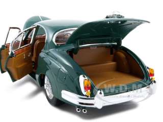 1959 JAGUAR MARK II GREEN 1:18 DIECAST MODEL CAR  