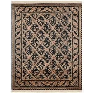  Safavieh Royal Kerman Collection RK11A Hand Knotted Black 
