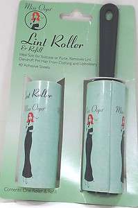 Miss oops Lint Roller and Refill 40 Adhesive Sheets  