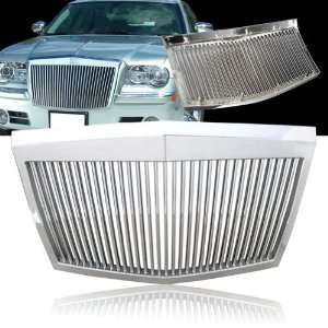   300C Rolls Royce Style ABS Silver Vertical Grill   Chrome: Automotive
