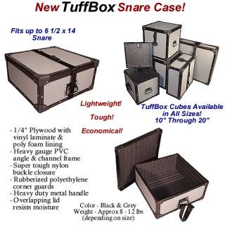 New TUFFBOX SNARE DRUM CASE for 6 1/2 x 14 Snare  