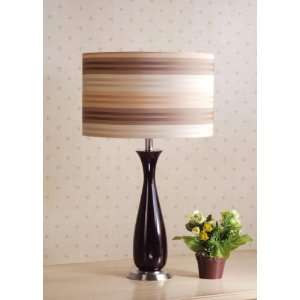  Penelope Table Lamp with Selby Shade in Black
