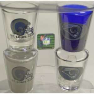  St Louis Rams NFL Shot Glass Set of 4
