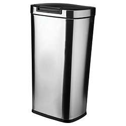 Buy Rectangular stainless steel bin touch open bin from our Waste Bins 