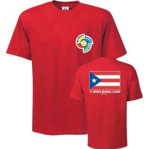 Puerto Rico 2009 World Baseball Classic Flag T Shirt  