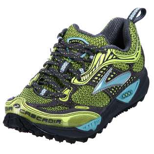   com Brooks Womens Cascadia Green Athletic Trail Shoes 