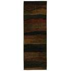  Mohawk Home Brown Sedimental Stripe Runner Rug (2 x 6)