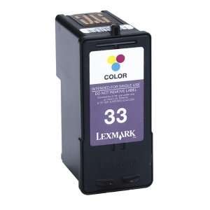  Lexmark No. 33 Twin Pack Color Ink Cartridge Office 