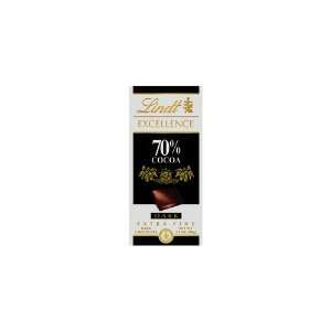 Lindt Excellence 70% Dark Chocolate Bar Grocery & Gourmet Food