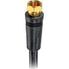   100 RG 6 Digital Coaxial Cable With Gold Plated F Connectors (Black
