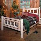 Rustic Natural Cedar Deluxe Bed   Queen Size
