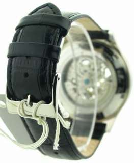 Mens Armitron Leather Automatic Watch 20 4486BKSVBK 086702431564 