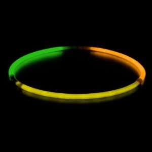  22 Tri Color Glow Necklaces: Green/Yellow/Orange (free 