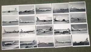 BOEING 707   720 AIRLINER 20 MODERN BLACK/WHITE PHOTOS  
