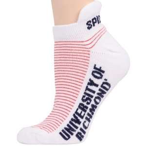   Spiders Ladies White Red Striped Ankle Socks: Sports & Outdoors