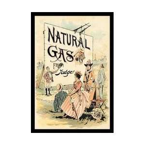  Judge Magazine Natural Gas 12x18 Giclee on canvas