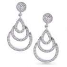   diamond necklace cz teardrop diamond earrings bridal jewelry set