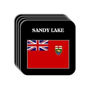  Manitoba   SANDY LAKE Set of 4 Mini Mousepad Coasters 