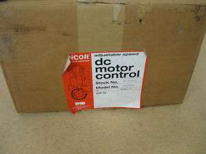 FINCOR DC MOTOR CONTROL 3 HP CAT#2200 230 VOLT **NIB**  