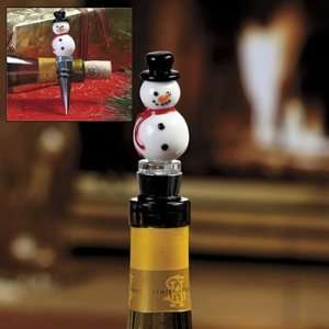  Snowman Wine Stopper   Tableware & Serveware
