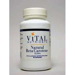  Vital Nutrients Beta Carotene (natural) 25,000iu 90 