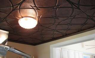 147 Antique Copper TIN Alternative PVC Ceiling Tiles  