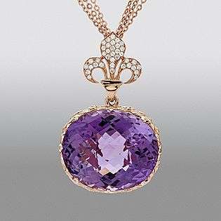   Simulated Diamonds  Zeghani Jewelry Gemstones Pendants & Necklaces