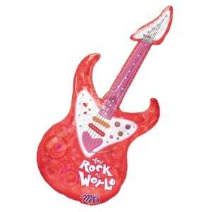  Valentines Balloon  You Rock My World Guitar Super Toys & Games