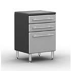 include 1 one door base cabinet 2 three drawer base