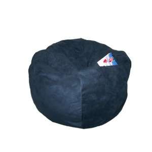 Navy Micro Suede Large Beanbag 