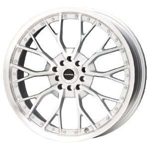  Liquid Metal Wire Series Silver Wheel with Machined Face 