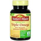 Nature Made Triple Omega 3 6 9 (Fish, Flaxseed, Safflower & Olive Oils 