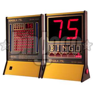 NEW Bingola 75L 1 75 Bingo / Lotto Machine Number Selector   LOW COST 