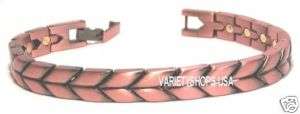 Aztec Style Copper Magnetic Bracelet A1011  