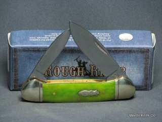 New Rough Rider Canoe with Smooth Lime Green Handles RR1173  