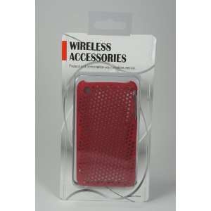   for Iphone 3 3g 3gs in Bee Hive Design   Red