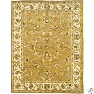 Hand tufted Tabriz Mocha Wool Carpet Area Rug 10 x 14  