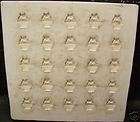 CERAMIC MOLD LOT OF 11 OPEN POUR MOLDS 1 USED  