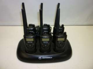 LOT 6 MOTOROLA Radius CP100 2 Way Handheld Radio W/BASE  