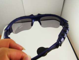2GB 2G Sunglasses Sun Glasses MP3 Player +Case Blue  