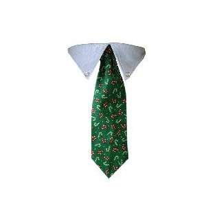  Dog Tie   Red & Green Candy Cane Christmas Pet Tie   Made 