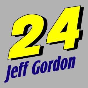  Jeff Gordon Car Bumper Decal Sticker 7.25 X 7 Everything 