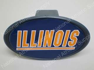 University of Illinois 2 Hitch Receiver Plug Cover New  