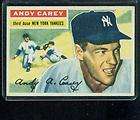1956 Topps Yankee Andy Carey card 12  