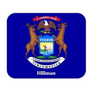  US State Flag   Hillman, Michigan (MI) Mouse Pad 