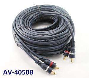 50ft High Quality Python® 2 RCA Male to Male Audio Cable 