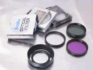 F101 UV CPL FLD Filter + LH X10 Adapter Ring + Lens Hood for Fujifilm 