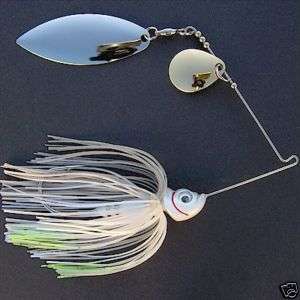 oz Spinnerbait ~ Style T ~ White Shad  