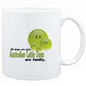   : Mug White FAMILY DOG Australian Cattle Dogs Dogs: Sports & Outdoors